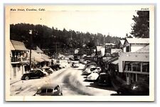 Main Street View Crestline California CA UNP WB Postcard H28 picture