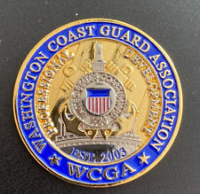 Washington U.S. Coast Guard Association 2008 Ball challenge coin New in Plastic picture