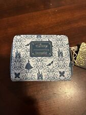 Loungefly Disney Cinderella Icons Allover Print Small Zip Wallet New picture