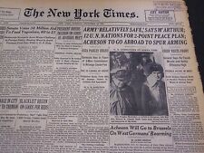 1950 DECEMBER 12 NEW YORK TIMES - ARMY SAFE SAYS M'ARTHUR - NT 4301 picture