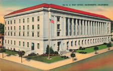Sacramento CA California, US Post Office Building, Vintage Postcard picture