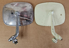 Pair Side Mirrors VW Bus Aircooled Vintage Classic For Parts or Repair OEM C picture