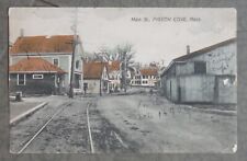 Vintage Postcard Main Street Pigeon Cove Rockport MA Granite Street picture