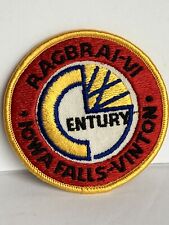 1978 RAGBRAI VI CENTURY Loop Bike Patch Des Moines Register Cycling Ride picture