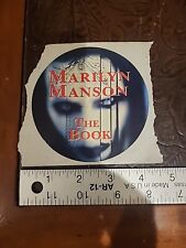 Marilyn Manson The Book Album Release promo STICKER Record Store Only  picture