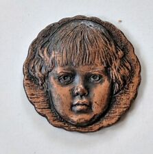 Vintage 1928 Pittsburgh Press Newspaper Child Contest Award Metal Token picture