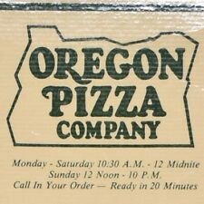 1980s Oregon Pizza Company Restaurant Menu Jenkins Road Beaverton Portland picture