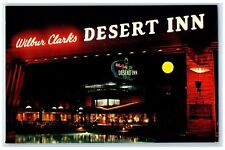 c1960s A Picturesque Night Scene Wilbur Clark's Desert Inn Las Vegas NV Postcard picture