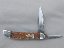 OLD RARE NEW YORK KNIFE CO HAMMER BRAND SOWBELLY JACK KNIFE picture