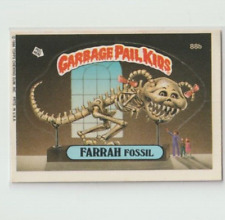 Topps 1986 Garbage Pail Kids Series 3 #88b FARRAH FOSSIL picture