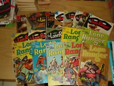 Lone Ranger lot of 19 vintage Dell Comics 1949-1960 low grade 10 cent covers picture