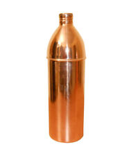 34 oz Pure Copper Water Bottle Handmade 950 ML Health Benefits Indian Gifts picture
