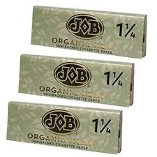 JOB Organic Hemp 1 1/4 Rolling Paper Unbleached 1.25 Cigarette Papers (3 Pack) picture