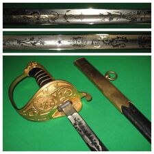 Swedish Possibly German Made WW2 Navy Officers M1915 Sword picture
