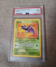 Pokemon Tcg Zubat 57/62 Fossil PSA 9 Graded Card WOTC 1999 Unlimited  picture