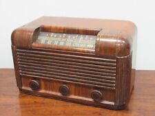 Antique RCA VICTOR 1941 wood table top tube AM/SW radio model 26X3 Works picture
