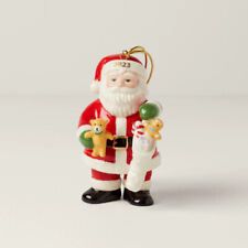 Lenox China Christmas Holiday Santa w/ Stocking Toys Ornament - 2023 - N/O picture