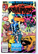 INHUMANS THE UNTOLD STORY #1 KING SIZE SPECIAL COPPER AGE 1990 MARVEL COMIC picture
