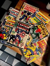 Captain America  Silver Age Comic LOT #100, 101, 103, 105, 109, 116, 121  Marvel picture