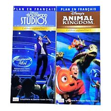 2 Disney World Guide Maps in French en Francais Hollywood Studios 2008 2010 picture