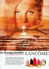  1970 advertising 0522 makeup Lancome the unsuspected red l picture