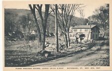 MONTPELIER VT - November 4, 1927 Flood Wrecked Houses On Lower Union Street picture