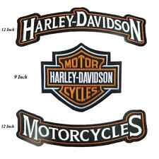 Harley Davidson Motorcycles [3 Piece Eagle Set] Patches For biker Jacket picture