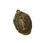 Vintage Religious Pendant Quite Old Quite Dirty In Found Condition 4121 picture