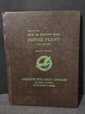 1944 WWII B-24 Airplane Power Plant Manual 2nd Edition Consolidated Vultee HC picture