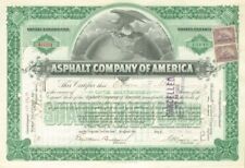 Asphalt Co. of America - General Stocks picture