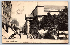 Postcard Nantes France Artaud et Nozais Street Scene Vintage Photo 1924 Rare picture