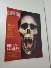Brian Lumley PSYCHOSPHERE Psychomech #2 1992 Cover Art Rare Punch Out Mask Promo picture