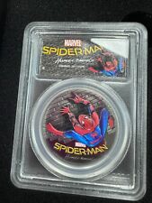 Rare 2017  Spider-Man Homecoming  1 oz .999 PCGS PR 70 DCAM picture