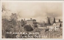 Old Columbia School California RPPC Photo Postcard picture