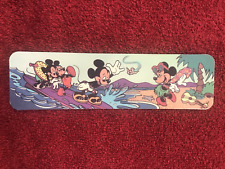 Vintage Disney 1980's MIckey & Minnie Surfing in Hawaii Bookmark picture