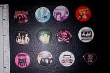 12 Riot Girl Band Button Pins Badges Riot Grrrl Grrl Punk Rock Goth Bikini Kill picture
