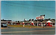 c1960 El Rancho Motel Coast Highway Exterior Building Newport Oregon OR Postcard picture
