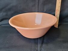 Vintage Pink Pottery Mixing Bowl Marked Mix 1 Great Shape No Chips  picture