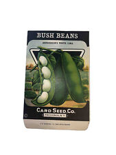 Vintage Bush Beans ￼Seed Packet - Litho Card Seed Co - Fredonia  NY picture