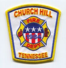 Church Hill Fire Department Patch Tennessee TN picture