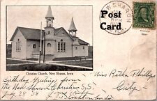 Postcard Christian Church in New Sharon, Iowa~136916 picture