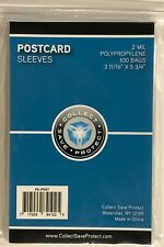 1200 NEW CSP Soft Polypropylene Postcard Sleeves - 3 11/16 X 5 3/4 holders picture