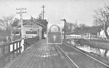 Railroad Train Station Depot Washingtons Crossing New Jersey NJ Reprint Postcard picture