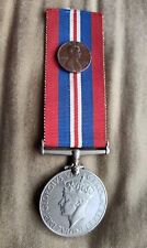 World War 2 1939 1945 Canadian War Service Medal Full Size  picture