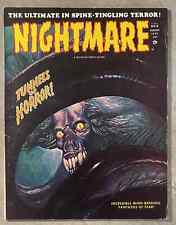 NIGHTMARE #8 AUGUST 1972 - SKYWALD BRONZE AGE HORROR MAGAZINE VG/F picture