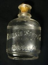 Vintage  Larkin Soap C. Glass Bottle Buffalo NY  w/ Cork~3/5