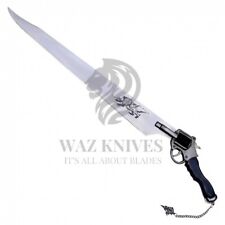 Squall's Gunblade Final Fantasy VIII Squall's FUNCTIONAL Revolver Sword Leather picture