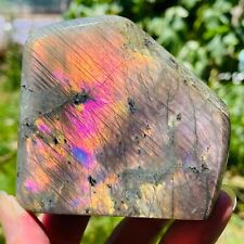 534g Rare Amazing Natural Purple Labradorite Quartz Crystal Specimen Healing picture