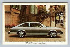 Automobile-1978 Buick Century Custom Coupe, 2-Door, Hardtop, Vintage Postcard picture
