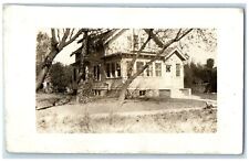 1916 Craftsman House Spring Grove Minnesota MN RPPC Photo Antique Postcard picture